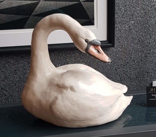 knölsvan skulptur maria larsson exklusiv