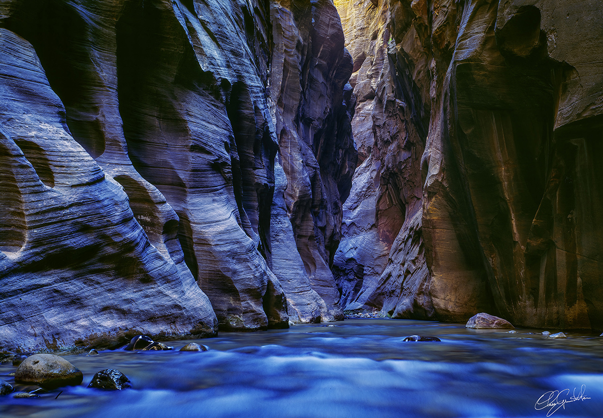 Claes Grundsten - "Zion River Narrows, Utah"